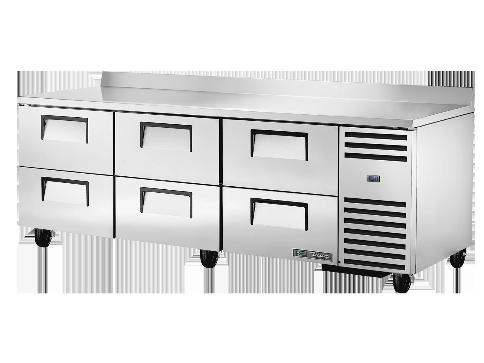 True TWT-93D-6-HC Deep Worktop Counter Refrigerator, 6 Drawers
