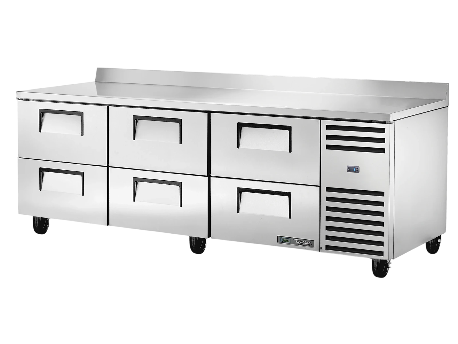 True TWT-93D-6-HC Deep Worktop Counter Refrigerator, 6 Drawers