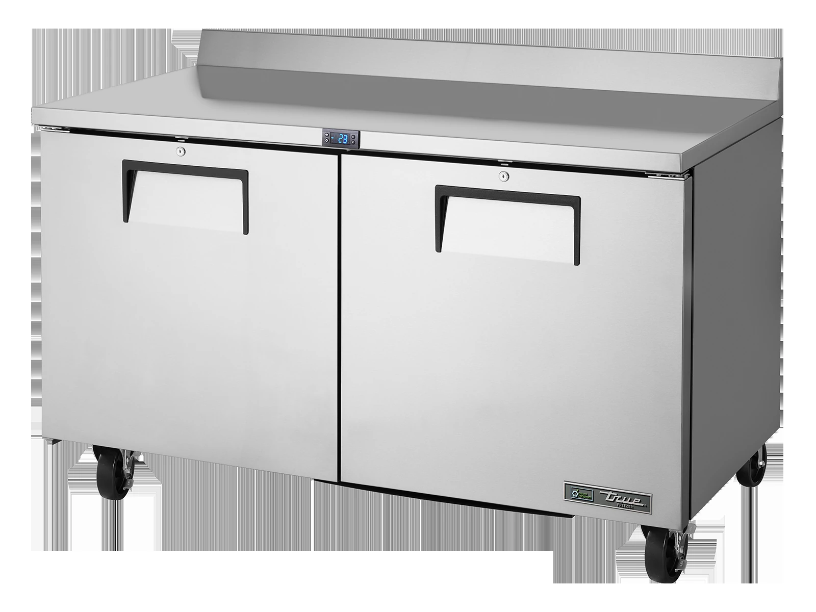 True TWT-60F-HC Worktop Counter Freezer, 2 Solid Swing Doors
