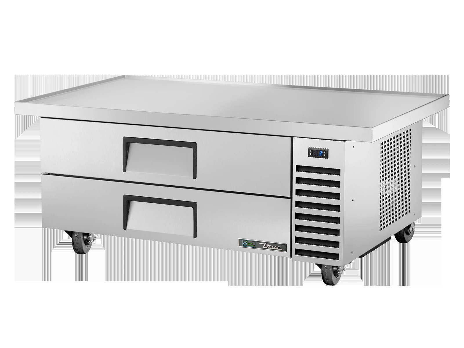 True TRCB-52-60-HC Under-Equipment Refrigerator, 2 Drawers, Extended top