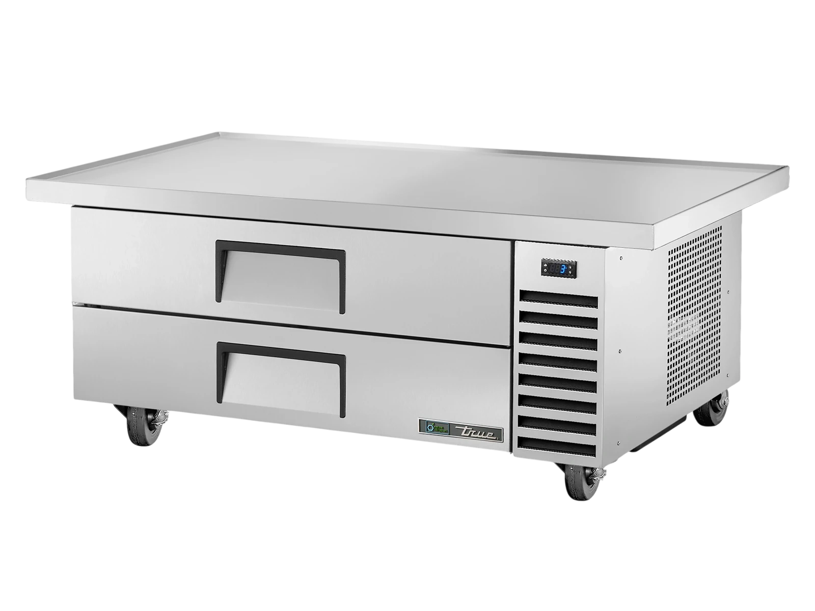 True TRCB-52-60-HC Under-Equipment Refrigerator, 2 Drawers, Extended top