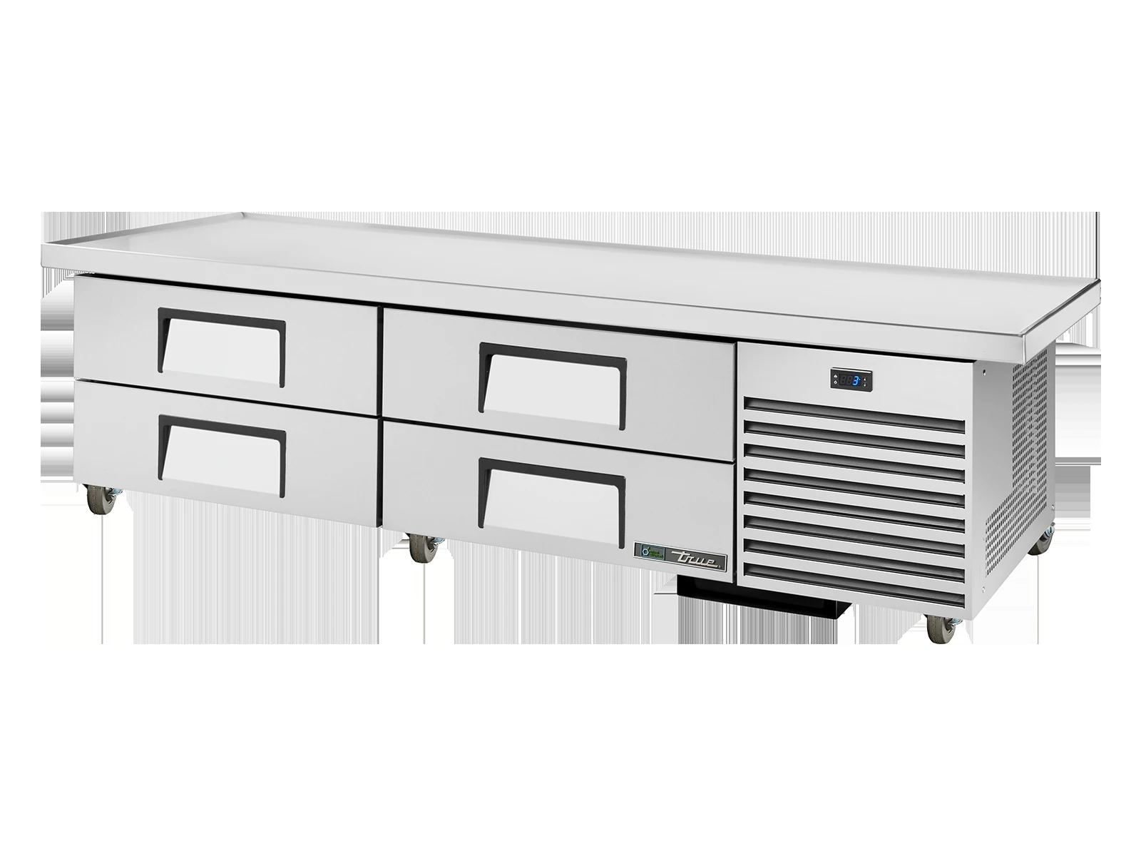 True TRCB-79-86-HC Under-Equipment Refrigerator, 4 Drawers, Extended top