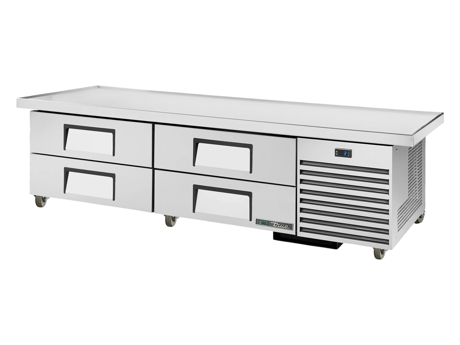 True TRCB-79-86-HC Under-Equipment Refrigerator, 4 Drawers, Extended top