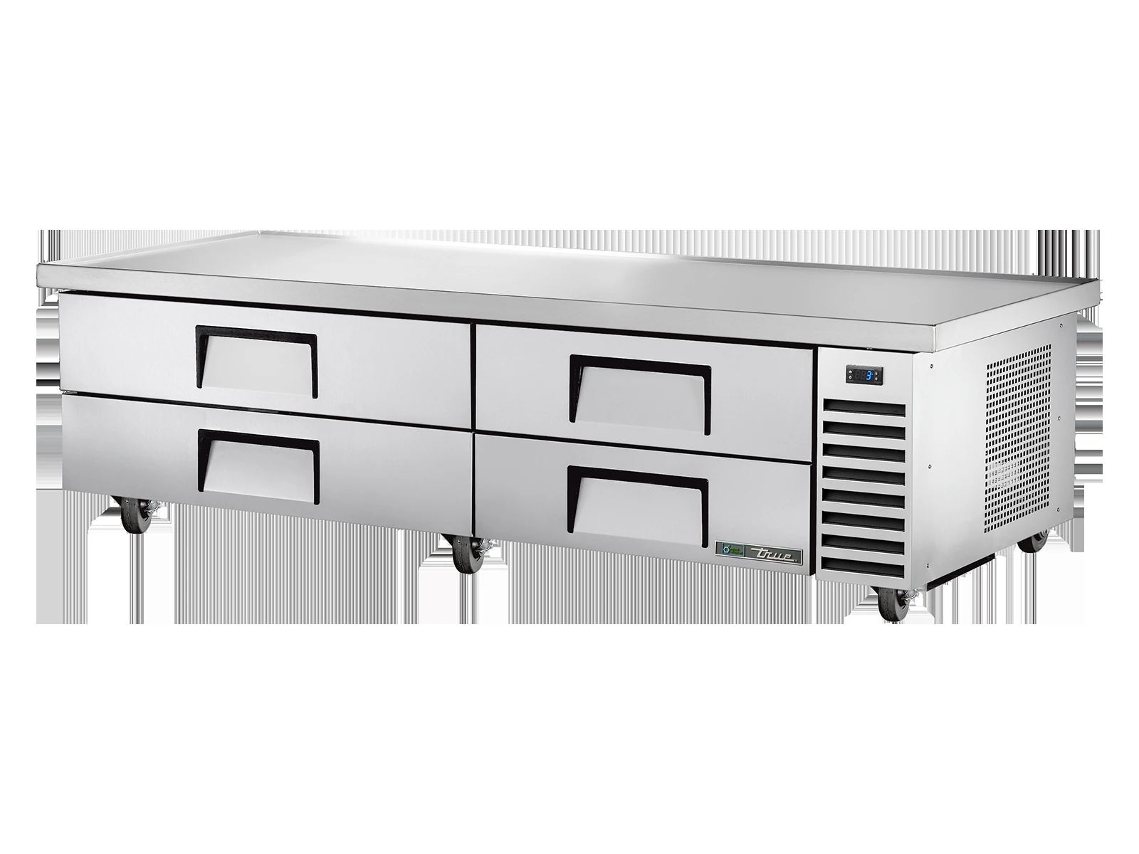 True TRCB-82-86-HC Under-Equipment Refrigerator, 4 Drawers, Extended top