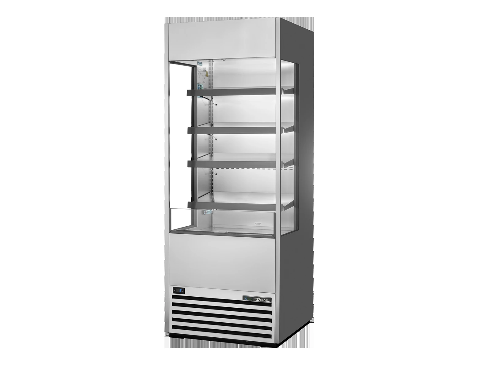 True TOAM-30GS-HC~NSL01 4-Shelf Open Air Merchandiser – 328 L, 762 mm