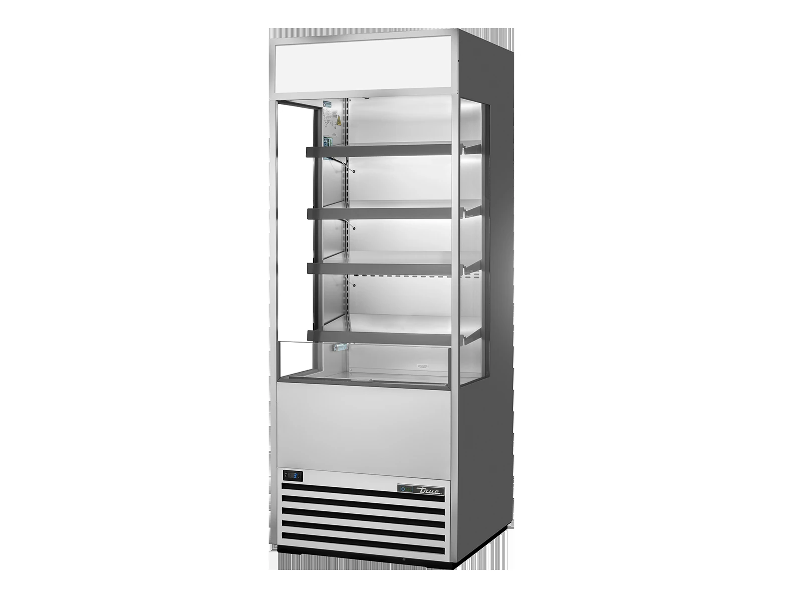 True TOAM-30GS-HC~TSL01 4-Shelf Open Air Merchandiser – 328 L, 762 mm
