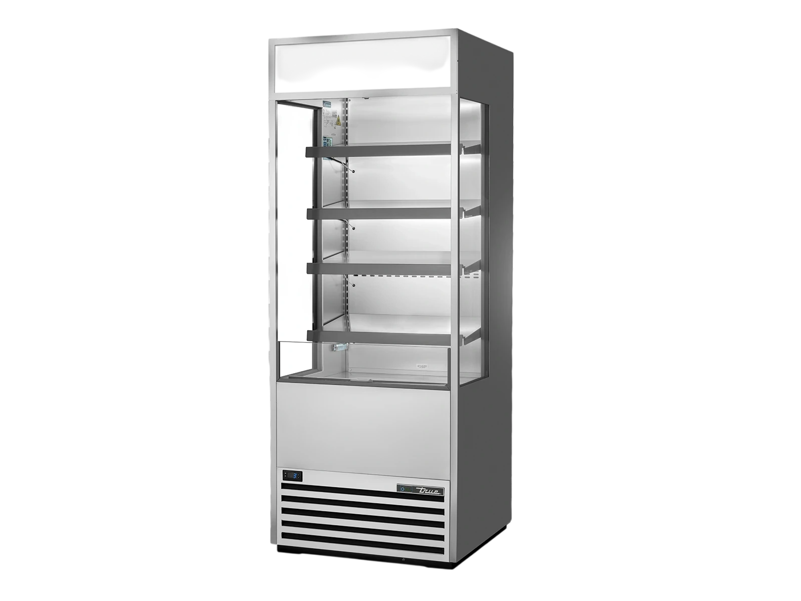 True TOAM-30GS-HC~TSL01 4-Shelf Open Air Merchandiser – 328 L, 762 mm