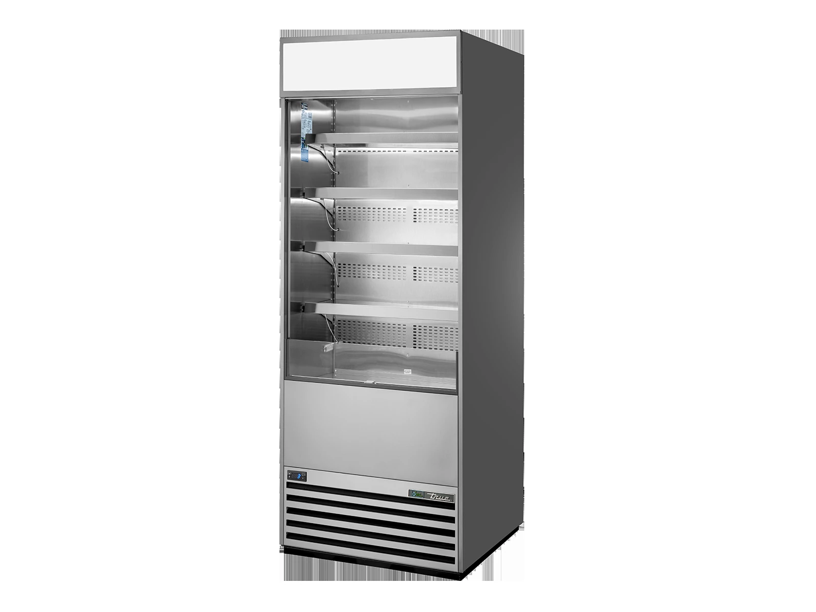 True TOAM-30-HC~TSL01 4-Shelf Open Air Merchandiser – 328 L, 762 mm