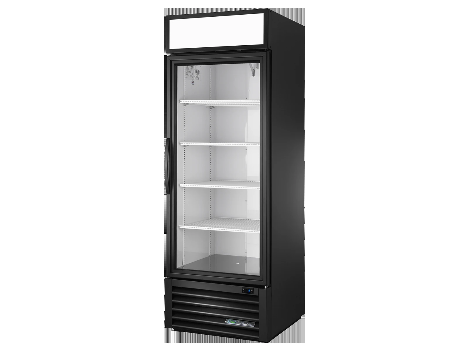 True GDM-23-HC~TSL01 Upright Retail Merchandiser Refrigerator, 1 Full Glass Swing Door