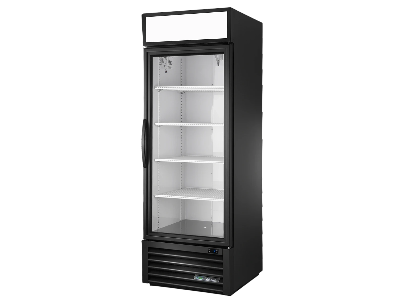 True GDM-23-HC~TSL01 Upright Retail Merchandiser Refrigerator, 1 Full Glass Swing Door