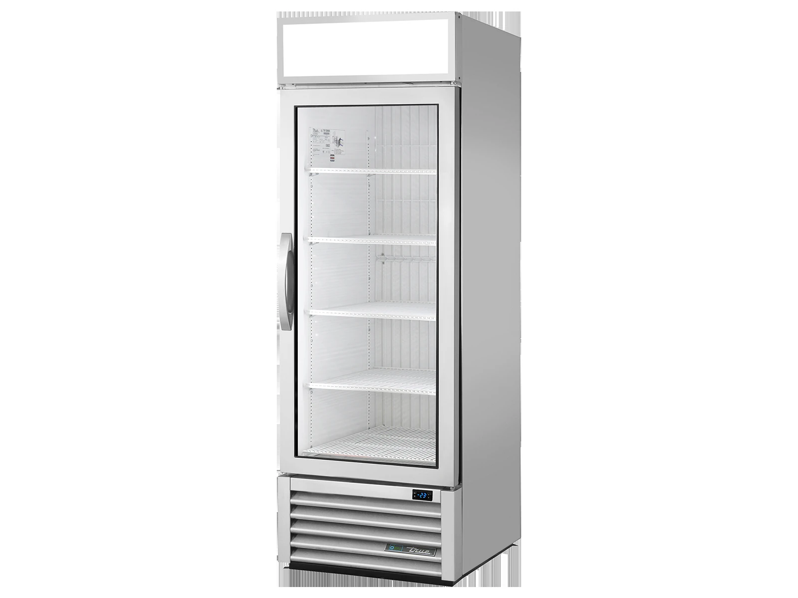 True GDM-23F-HC~FGD01 Upright Retail Merchandiser Freezer, 1 Full Glass Swing Door