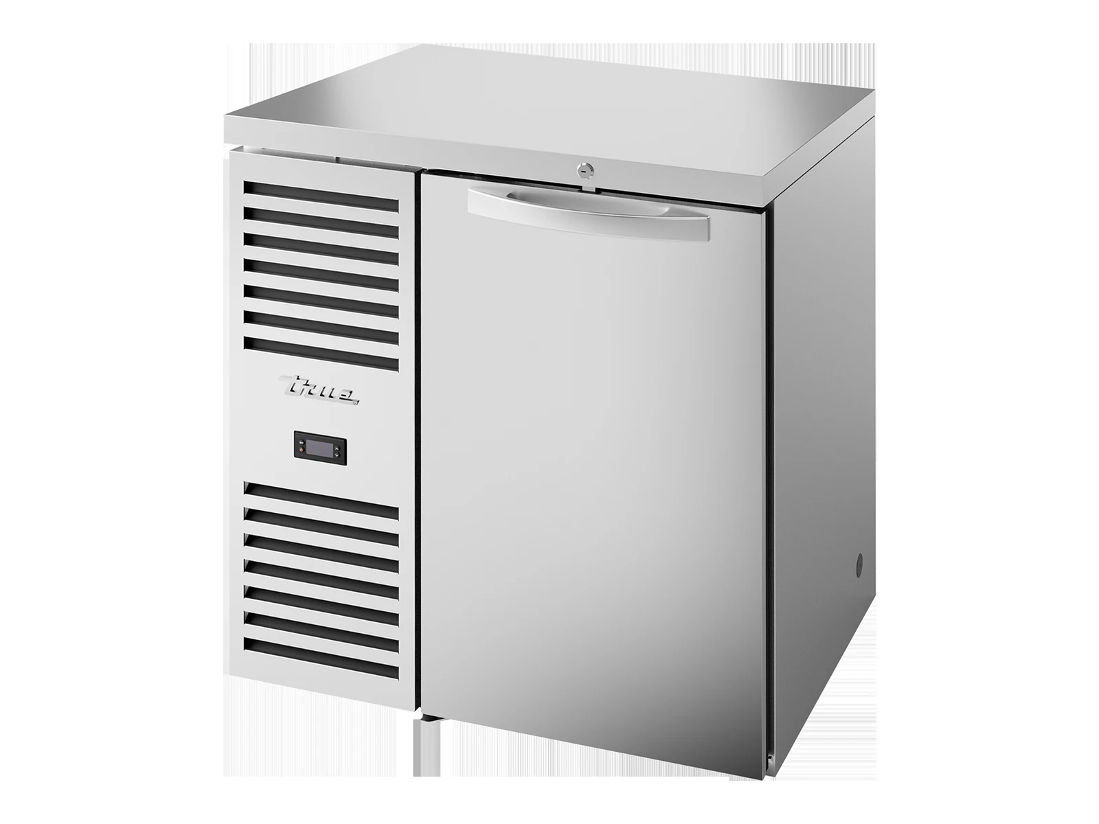 True TBR32-RISZ1-L-S-S-2 Bar Refrigerator, Stainless Steel Ext, 1 Solid Swing Door
