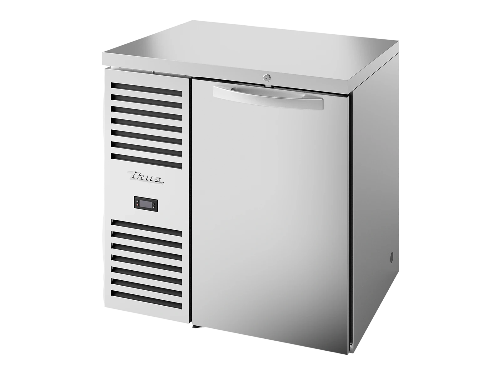 True TBR32-RISZ1-L-S-S-2 Bar Refrigerator, Stainless Steel Ext, 1 Solid Swing Door