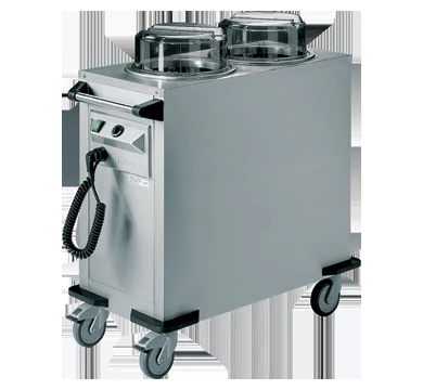 Rieber RRV-H2-190-320 55kgs Mobile Tubular Dispenser (Round) - Static Heating