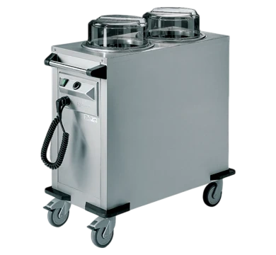 Rieber RRV-U2-190-320 56kgs Mobile Tubular Dispenser (Round) - Circular Air Heating