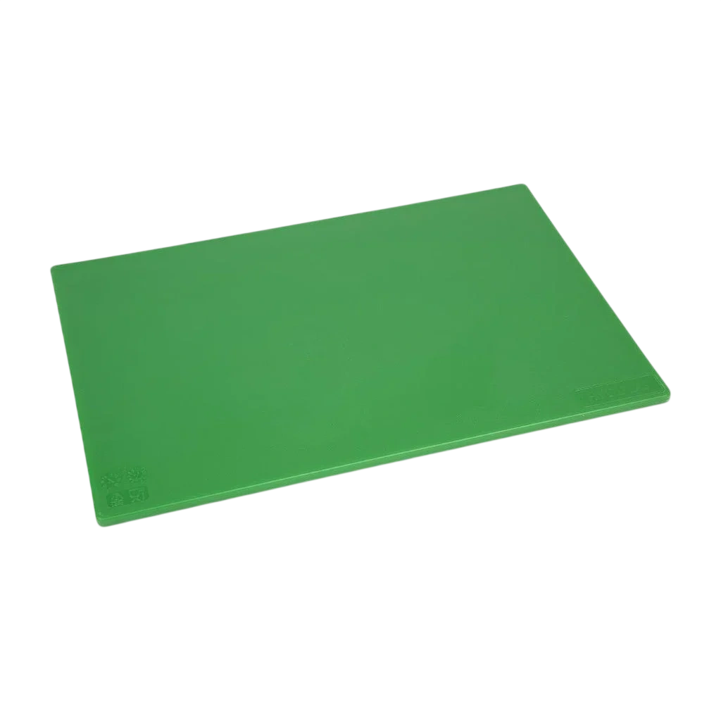 Hygiplas Antibacterial Low Density Chopping Board Green - 450x300x10mm commercial kitchen equipment