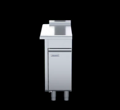 Waldorf BTL8400-CD-LH 400mm Bench Top Low Back Version - Cabinet Base With Fixed Front Panel