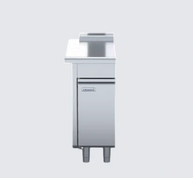 Waldorf BTL8400-CD-LH 400mm Bench Top Low Back Version - Cabinet Base With Fixed Front Panel
