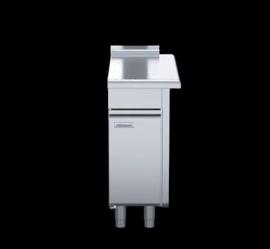 Waldorf BTL8400-CD-RH 400mm Bench Top Low Back Version - Cabinet Base With Fixed Front Panel