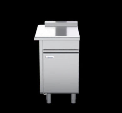 Waldorf BTL8550-CD-LH 550mm Bench Top Low Back Version - Cabinet Base With Fixed Front Panel