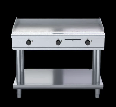 Waldorf GPL8120E-LS 1200mm Electric Griddle Low Back Version - Leg Stand