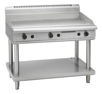 Waldorf GPL8120G-LS 1200mm Gas Griddle Low Back Version Leg Stand