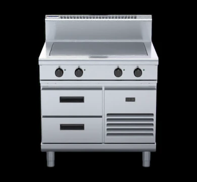 Waldorf RN8104E-RB 900mm Electric Solid Top - Refrigerated Base