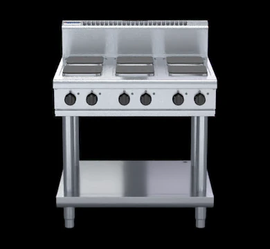 Waldorf RN8600SE-LS 900mm Electric Cooktop Sealed Hobs - Leg Stand