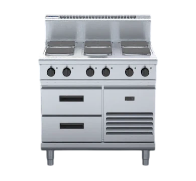 Waldorf RN8600SE-RB 900mm Electric Cooktop Sealed Hobs - Refrigerated Base
