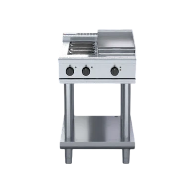 Waldorf RNL8403E-LS 600mm Electric Cooktop Low Back Version Leg Stand