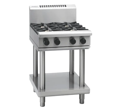 Waldorf RNL8406G-LS 600mm Gas Cooktop Low Back Version Leg Stand