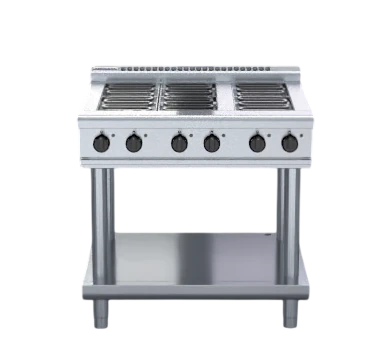 Waldorf RNL8600E-LS 900mm Electric Cooktop Low Back Version Leg Stand