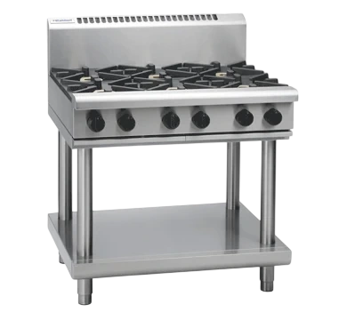 Waldorf RNL8600G-LS 900mm Gas Cooktop Low Back Version Leg Stand