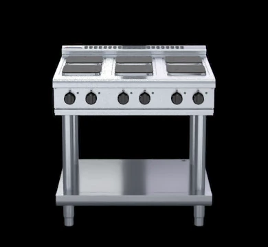 Waldorf RNL8600SE-LS 900mm Electric Cooktop Sealed Hobs Low Back Version - Leg Stand