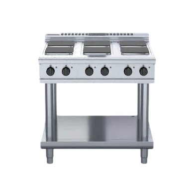 Waldorf RNL8600SE-LS 900mm Electric Cooktop Sealed Hobs Low Back Version - Leg Stand