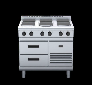 Waldorf RNL8600SE-RB 900mm Electric Cooktop Sealed Hobs Low Back Version - Refrigerated Base