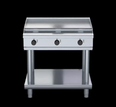 Waldorf RNL8609E-LS 900mm Electric Cooktop Low Back Version Leg Stand