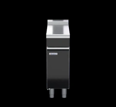 Waldorf BTLB8300-CD 300mm Bench Top Low Back Version - Cabinet Base With Fixed Front Panel
