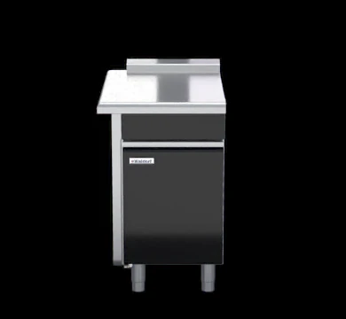 Waldorf BTLB8550-CD-LH 550mm Bench Top Low Back Version - Cabinet Base With Fixed Front Panel