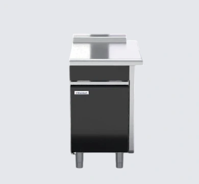 Waldorf BTLB8550-CD-RH 550mm Bench Top Low Back Version - Cabinet Base With Fixed Front Panel