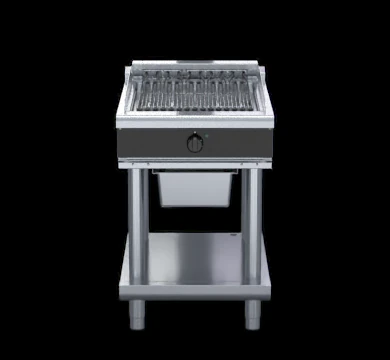 Waldorf CHLB8600ED-LS 600mm Electric Chargrill Low Back Version - Leg Stand