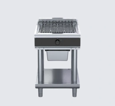 Waldorf CHLB8600ED-LS 600mm Electric Chargrill Low Back Version - Leg Stand