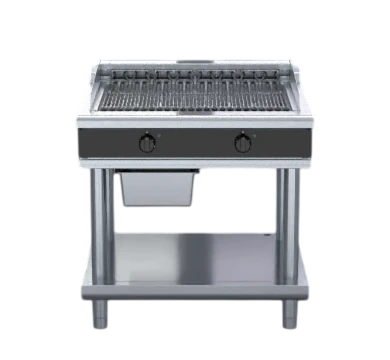 Waldorf CHLB8900ED-LS 900mm Electric Chargrill Low Back Version - Leg Stand