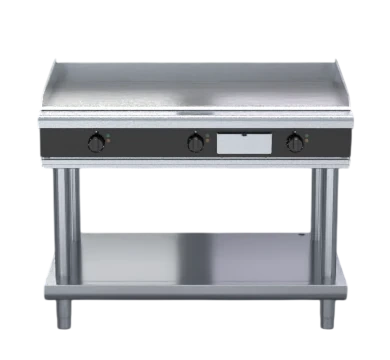 Waldorf GPLB8120E-LS 1200mm Electric Griddle Low Back Version - Leg Stand