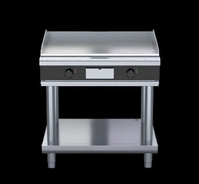 Waldorf GPLB8900E-LS 900mm Electric Griddle Low Back Version - Leg Stand