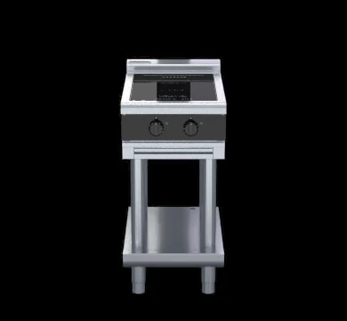 Waldorf INLB8200F-LS 450mm Electric Induction Cooktop Low Back Version - Leg Stand