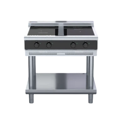 Waldorf INLB8400R5F-LS 900mm Electric Induction Cooktop Low Back Version - Leg Stand