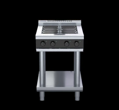 Waldorf RNLB8400E-LS 600mm Electric Cooktop Low Back Version - Leg Stand