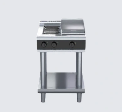 Waldorf RNLB8403E-LS 600mm Electric Cooktop Low Back Version - Leg Stand