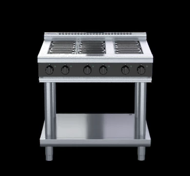 Waldorf RNLB8600E-LS 900mm Electric Cooktop Low Back Version - Leg Stand